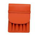 Pavia Hexa 6 Pen Case - Tangerine Orange